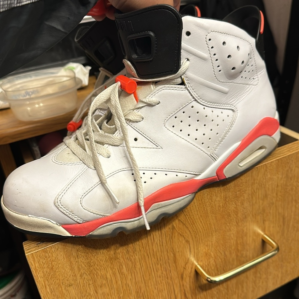 Air Jordan 6 Retro “White Infrared” size 11.5 men’s still in good condition - Picture 4 of 7